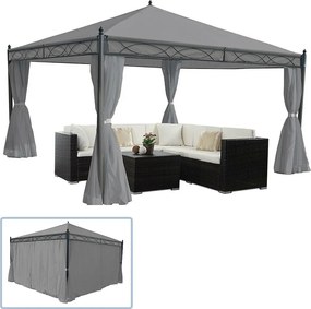 Pergola Calpe III,  jasnoszary 4x4m