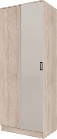 Narożna szafa uchylna dąb sonoma + kaszmir A9-N27