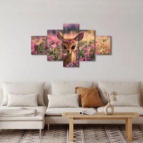 Obraz - Urocza sarna (125x70 cm)