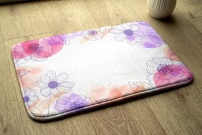 Dywanik pod prysznic Dywanik pod prysznic Kwiaty Akwarele