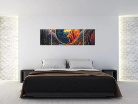 Obraz - Żywioły (170x50 cm)