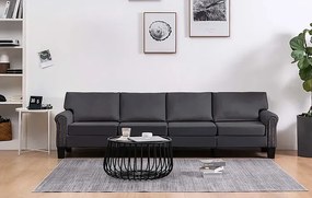 Czteroosobowa ciemnoszara sofa - Alaia 4X