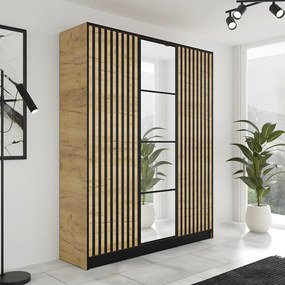 Szafa EDEN 3D M3 Dąb Craft Złoty