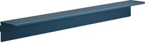 Metalowa półka ścienna Modern Joanne 120 cm, kolor granatowy