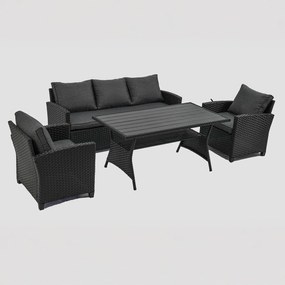 Zestaw mebli ogrodowych z technorattanu Micheline PATIO