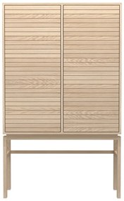 Naturalna szafka w dekorze dębu 91x150 cm Linley – Actona