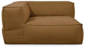 Brązowy worek do siedzenia z materiału bouclé Mass Corner 150 Left – SLOWDOWN