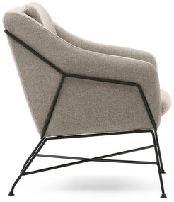 Beżowy fotel Brida – Kave Home