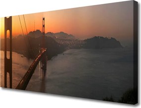 Duży obraz na płótnie Monumentalna Konstrukcja Mostu
