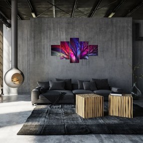 Abstrakcyjny obraz drzewa (125x70 cm)