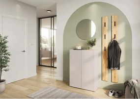 Kremowa szafka w dekorze dębu 74x105x33 cm Alviano – Germania