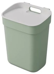 Jasnozielony kosz na śmieci do segregacji odpadów z plastiku z recyklingu 10 l Ready To Collect – Curver