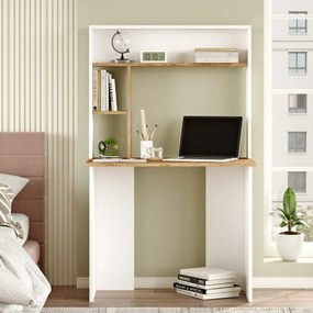 Biurko Brino Atlantic Pine and White