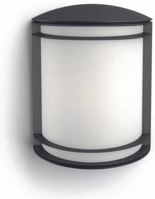 LED Philips 17320/30/P3 Kinkiet zewnętrzny  Antylopa 28 cm, czarny