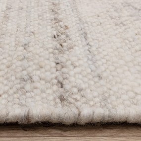 Dywan z mieszanki wełny dwustronny/tkany ręcznie w kolorze kości słoniowej 120x170 cm Birkdale Ivory – Asiatic Carpets