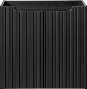 Wisząca szafka podumywalkowa 2-drzwiowa Nova 60 cm, czarny mat