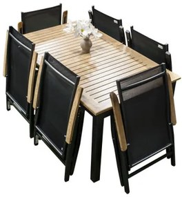 Czasza parasola ochronny na stół 150x90 cm + 4 do 6 rozkładanych krzeseł