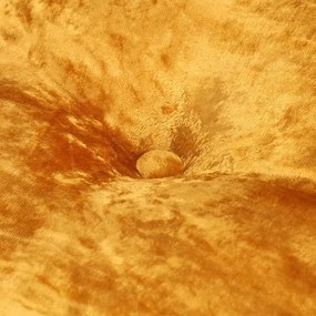 Żółta pufa tapicerowana - Zenuti