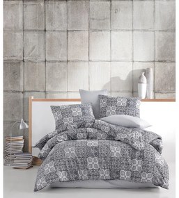 BedTex Bawełniana pościel Ceramica szara, 220 x200 cm, 2 szt. 70 x 90 cm