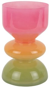 Pomarańczowy/różowy szklany wazon (wysokość 20,5 cm) Funky Vibes – PT LIVING