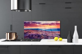 Panel Kuchenny Kwiatowy Dywan U Stóp Gór