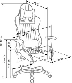 Wysoki fotel biurowy Defender