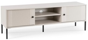 Szafka RTV do Salonu SOFT 154 cm Kaszmir Ryflowana Nowoczesna
