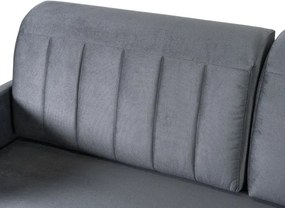 Wersalka Rozkładana z Funkcją Spania LUMO Dwuosobowa Szara do Salonu