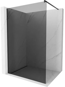 Mexen Kioto ścianka prysznicowa Walk-in 70 x 200 cm, grafit 8 mm, czarna - 800-070-101-70-40