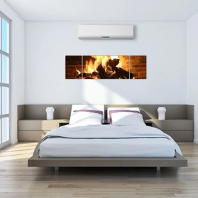 Obraz - Ogień (170x50 cm)