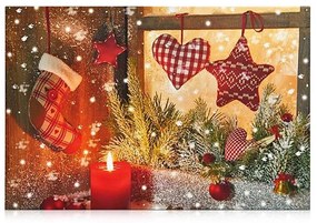 Markslöjd 704359 - LED Świecący obraz dekoracyjny CANVAS LED/0,18W/3xAA