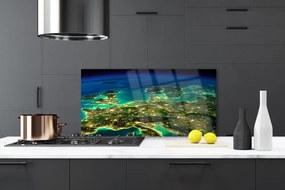 Panel nad blat kuchenny Futurystyczny Obraz Abstrakcyjny