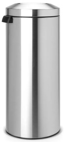 Stalowy kosz na śmieci w kolorze matowego srebra 30 l Flame Guard – Brabantia