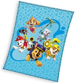 Koc dziecięcy Paw Patrol Latająca Jednostka, 150 x 200 cm
