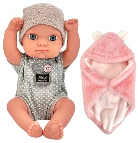 Woopie royal pierwsza lalka bobas z kocykiem króliczkiem 23 cm
