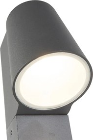 Nowoczesna stojąca lampa zewnętrzna antracytowa z diodami LED - Uma
