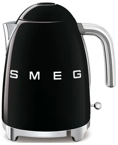 Czarny czajnik elektryczny ze stali nierdzewnej 1,7 l Retro Style – SMEG