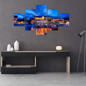 Obraz nocnego miasta Hoi An w Wietnamie (125x70 cm)