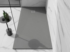 Mexen Stone+ brodzik kompozytowy prostokątny 200 x 90 cm, szary-beton - 44619020