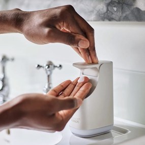 Beżowy plastikowy dozownik do mydła 350 ml Slim – Joseph Joseph