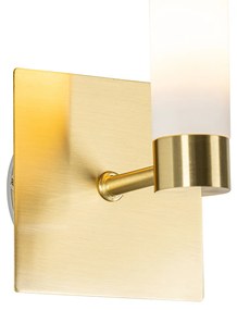 Nowoczesna lampa ścienna do łazienki mosiądz IP44 - Bath Nowoczesny Oswietlenie wewnetrzne