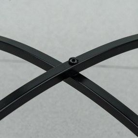 Stylowy Okrągły Stół Ogrodowy Outsunny z Blatem Mozaikowym Ø60 cm