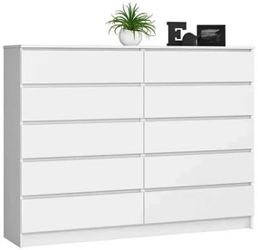 Biała komoda z szufladami F0-A15