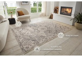 Szarobeżowy dywan 80x120 cm Terrain Designer Sand – Hanse Home