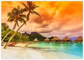 Obraz - Bora Bora Island (70x50 cm)