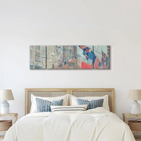 Obraz - Childe Hassam, Allies day, reprodukcje (170x50 cm)