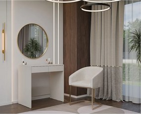 Biurko Marina 2S | Kaszmir | 50x81x80 cm |2 Szuflady | Nowoczesny Wygląd