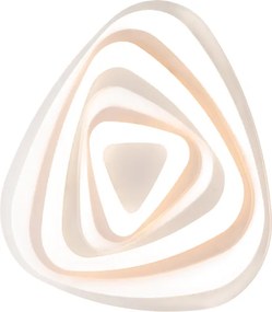 Lampa sufitowa Sasha z białego metalu i akrylu z wbudowaną diodą LED w dwóch temperaturach barwowych H.5 Ø52 BL283-PBC