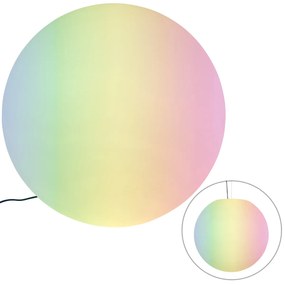 Zewnetrzna Inteligentna lampa zewnętrzna biała 77 cm IP65 z WiFi A60 - Nura Nowoczesny Oswietlenie zewnetrzne