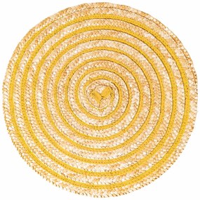 Maty stołowe z rafii zestaw 6 szt. ø 38 cm Spiral – Villa d'Este